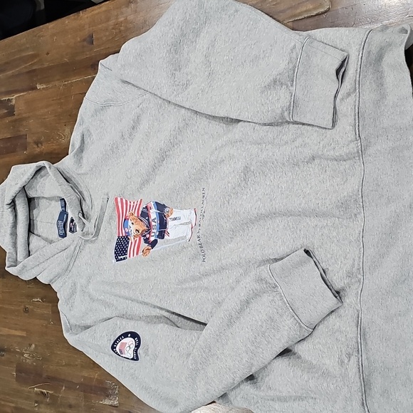 Polo Ralph Lauren Other - Polo by Ralph Lauren Team USA Polo Bear Fleece Hoodie